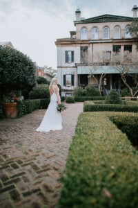 Wedding Photo of Bride Turning