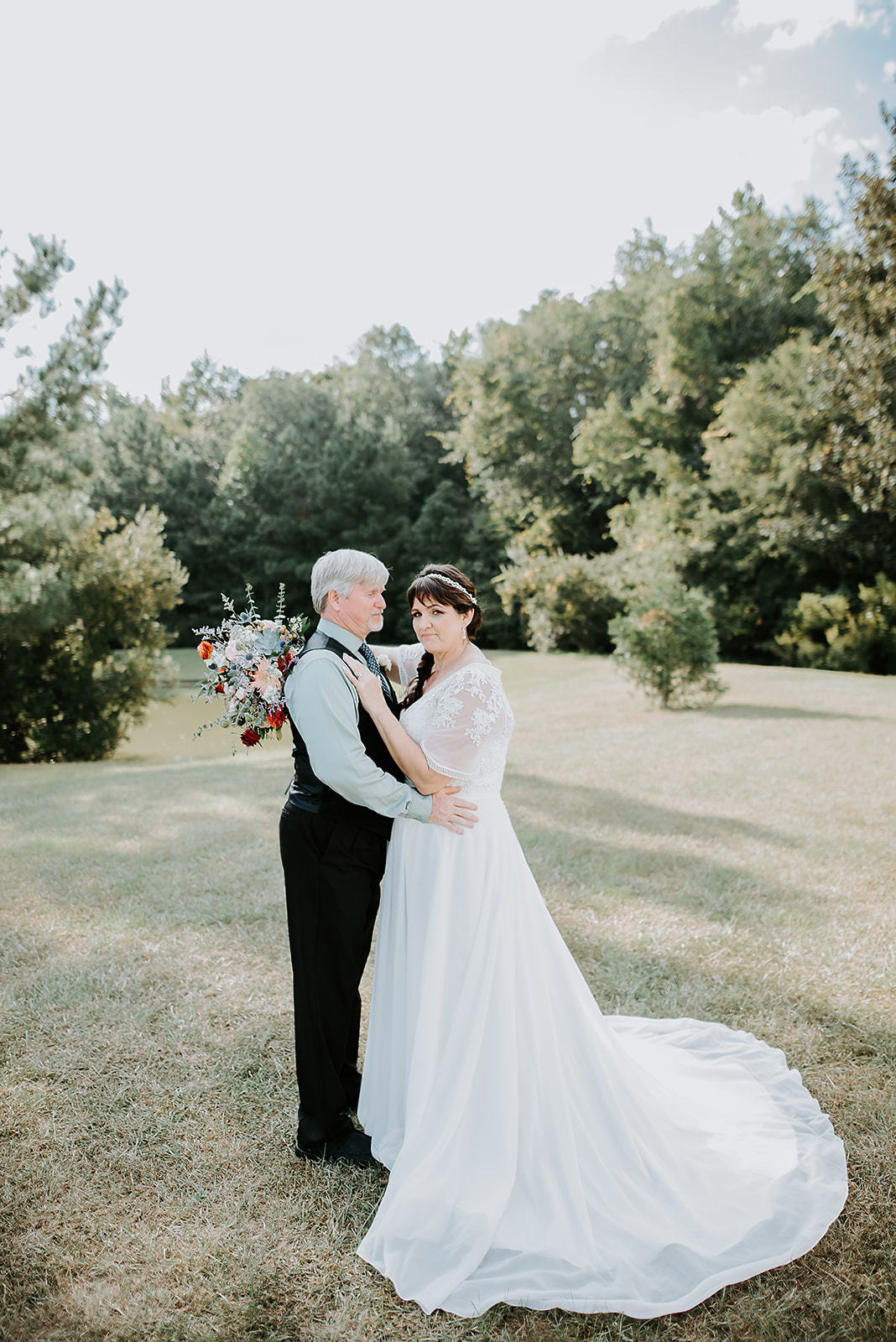 Eloping Couple in a Field 